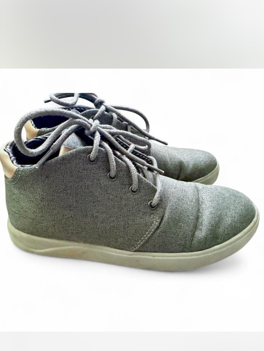 Olukai Nana Hele Wai’apo Olive Green/Gray Waterproof Lace-Up Chukkas